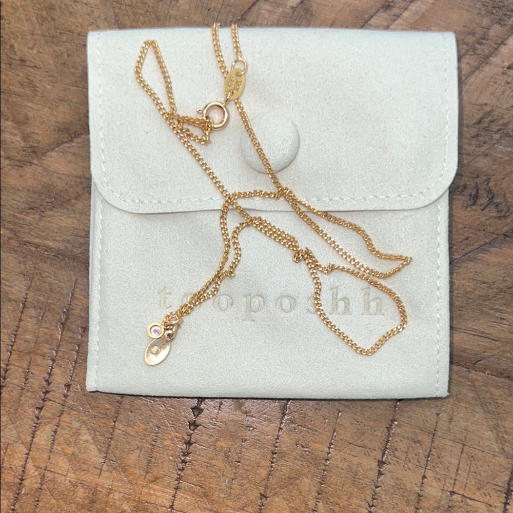 gold necklace